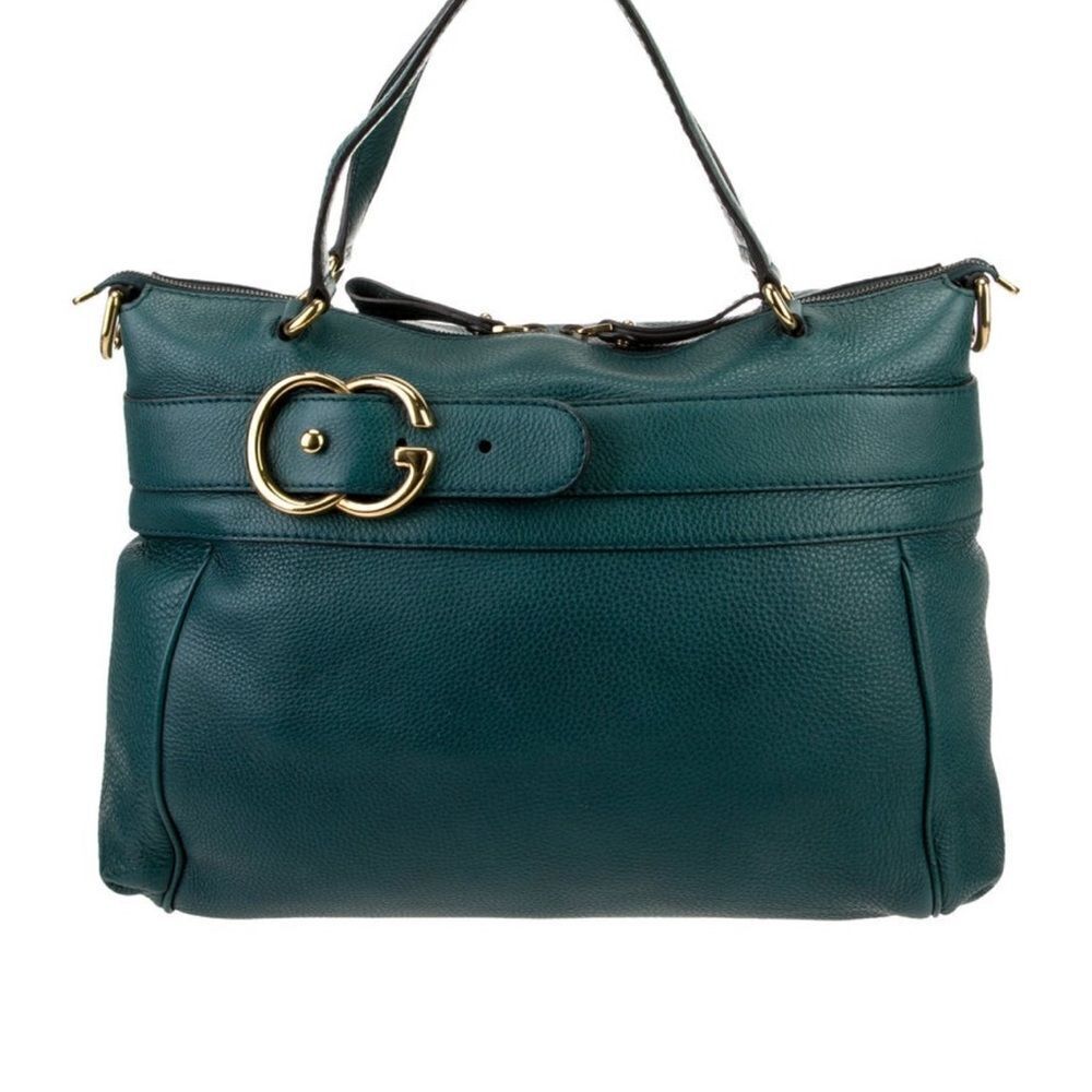 Gucci Green Shoulder Bag with Gold Hardware - Picture 6 of 12
